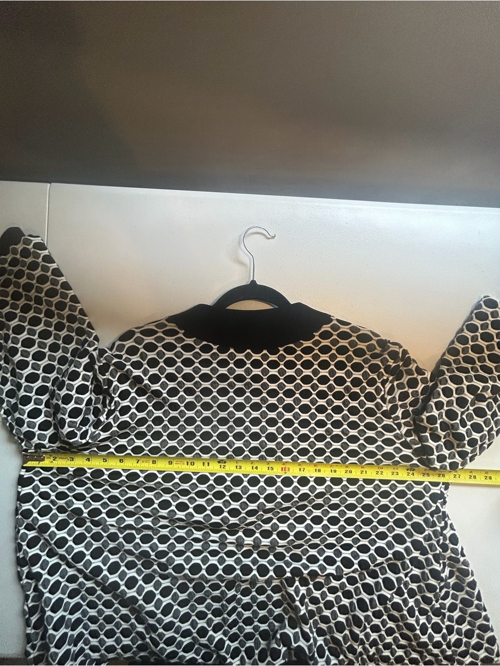 Joseph Ribkoff Jacket Style 153804 Black White Office Stretch Top Cardigan 12 14 - Picture 9 of 9